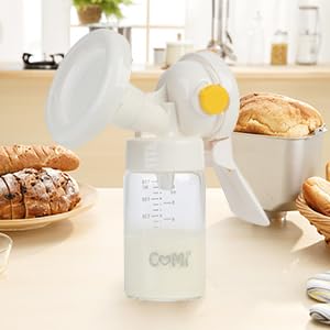 Packaging of Comi wide neck glass breastmilk collection bottles