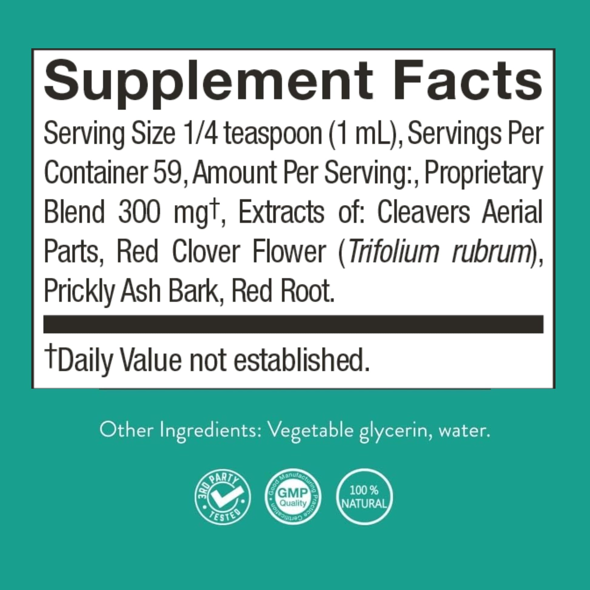 Nature's Sunshine lymphatic health supplement packaging