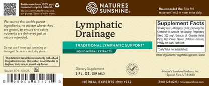 Nature's Sunshine liquid herbal extract for lymphatic support