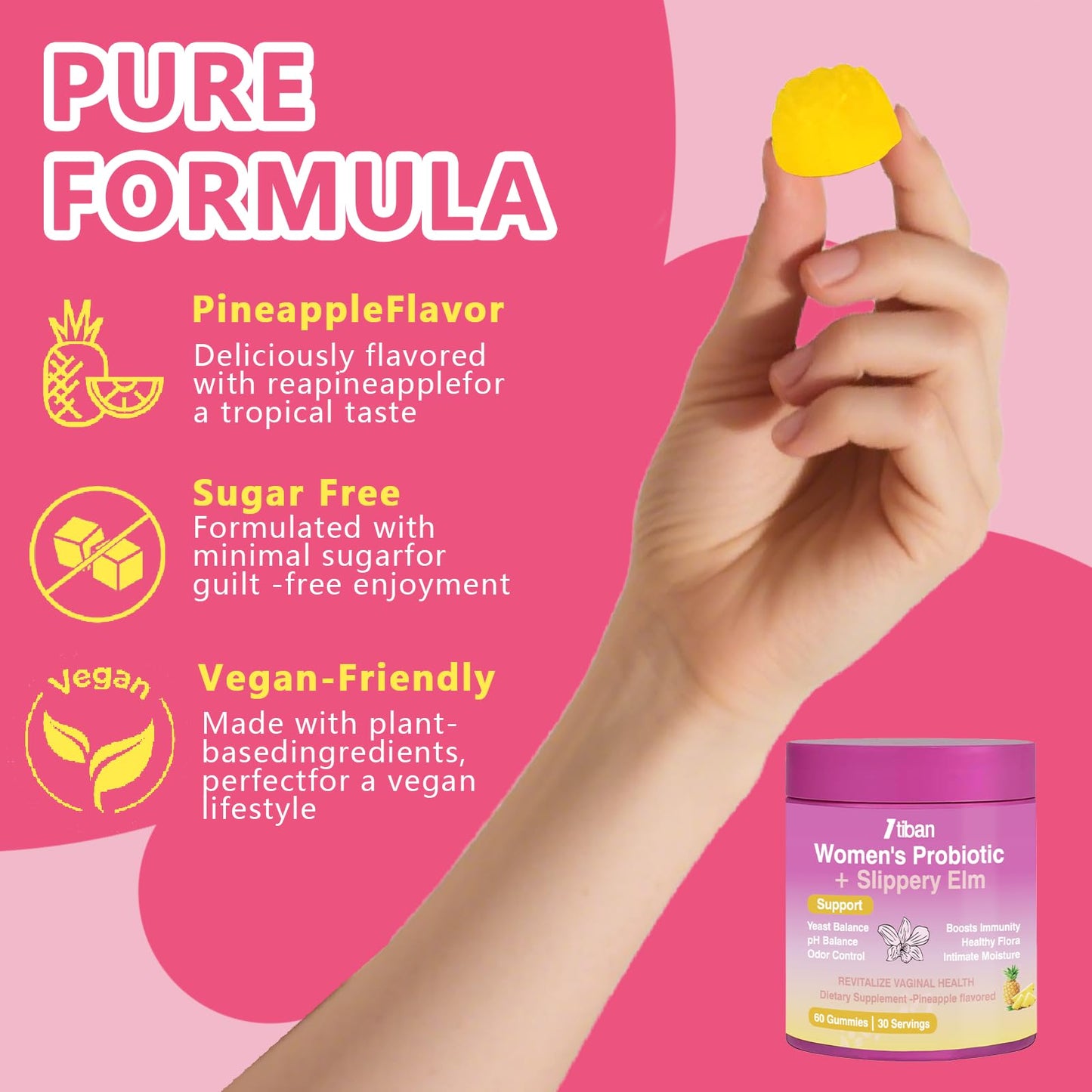 Biyode Itiban feminine wellness supplement bottle ingredients list