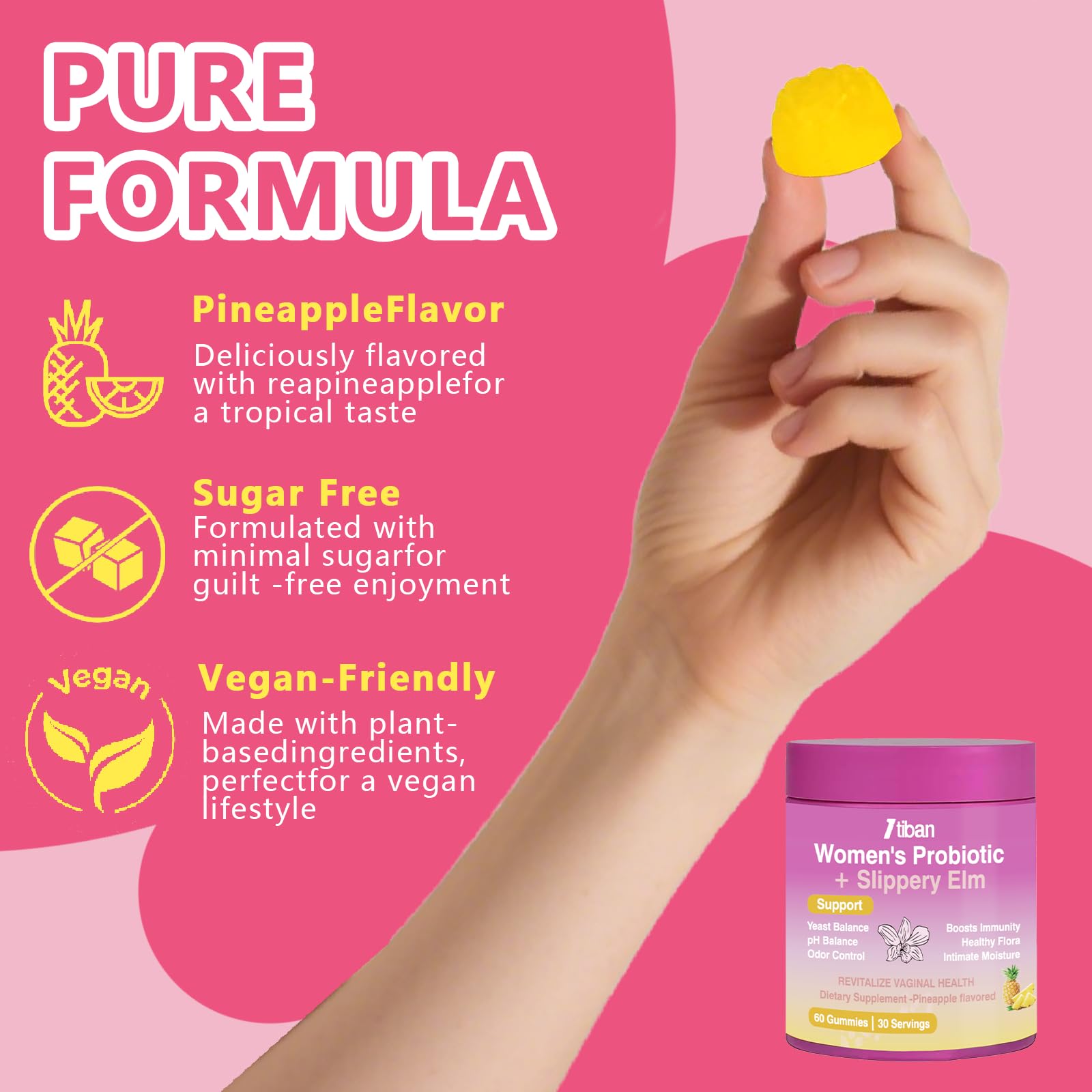 Biyode Itiban feminine wellness supplement bottle ingredients list