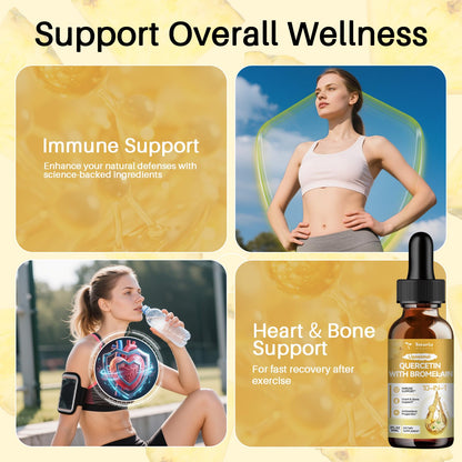 Totaria immune support drops ingredients and nutrition label