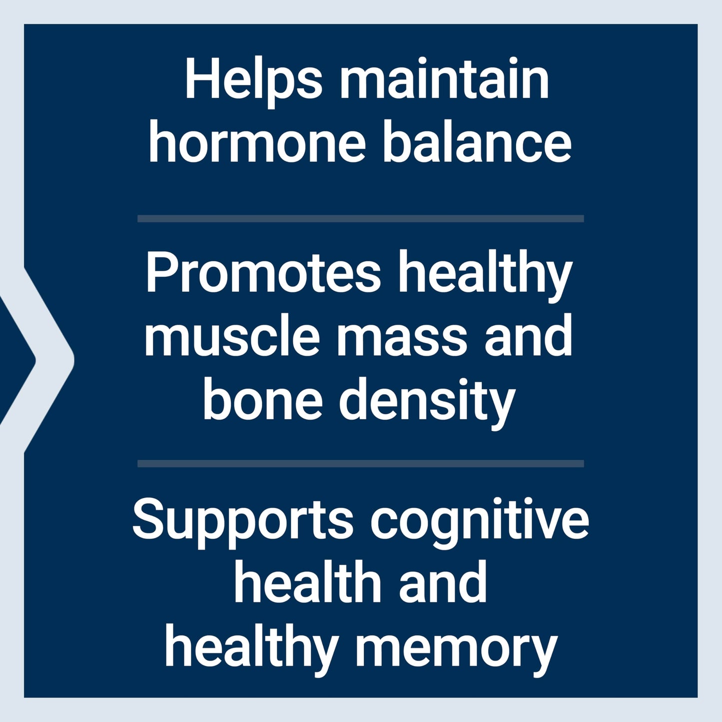 Supplement facts label on Life Extension DHEA bottle