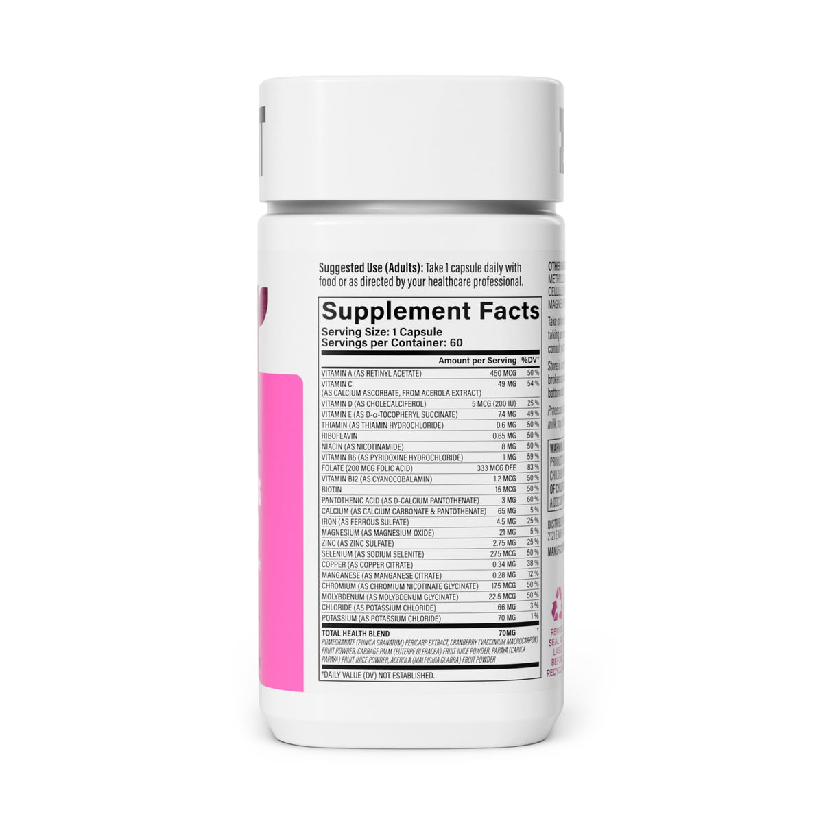 Habit womens multi supplement packaging lifestyle