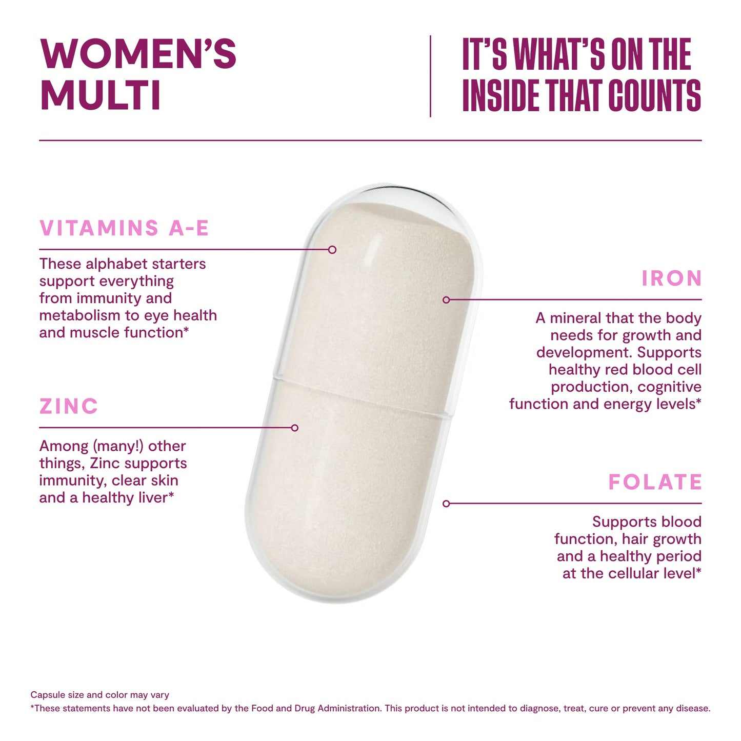 H Habit women's multivitamin bottle with wellness lifestyle background