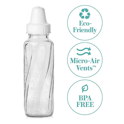 Evenflo Classic glass baby bottles 6 pack packaging
