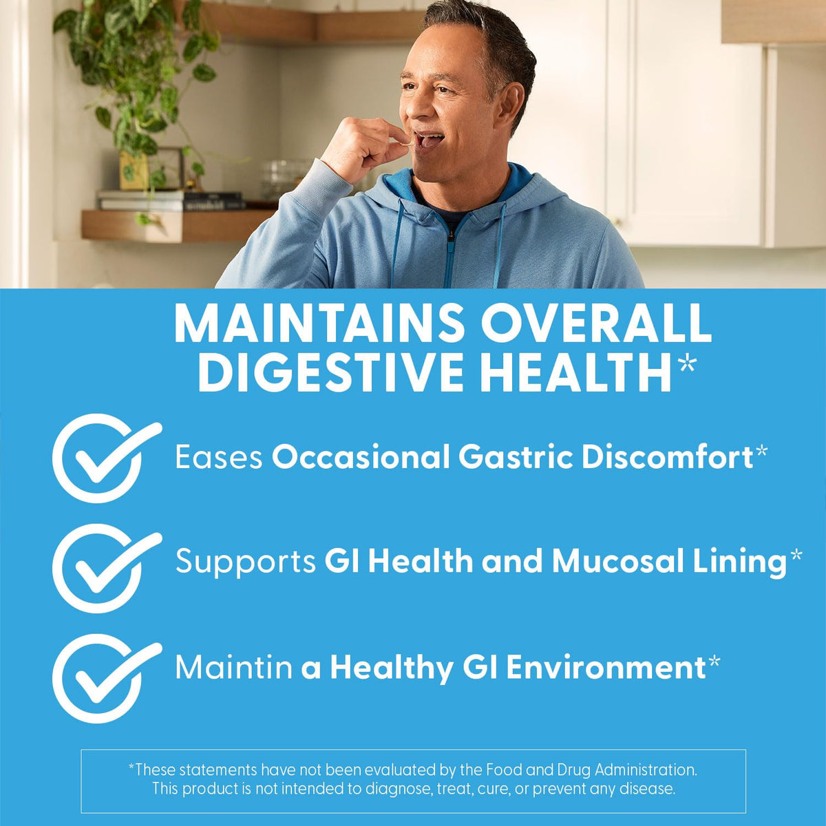 Doctor's Best gastrointestinal support supplement bottle angle