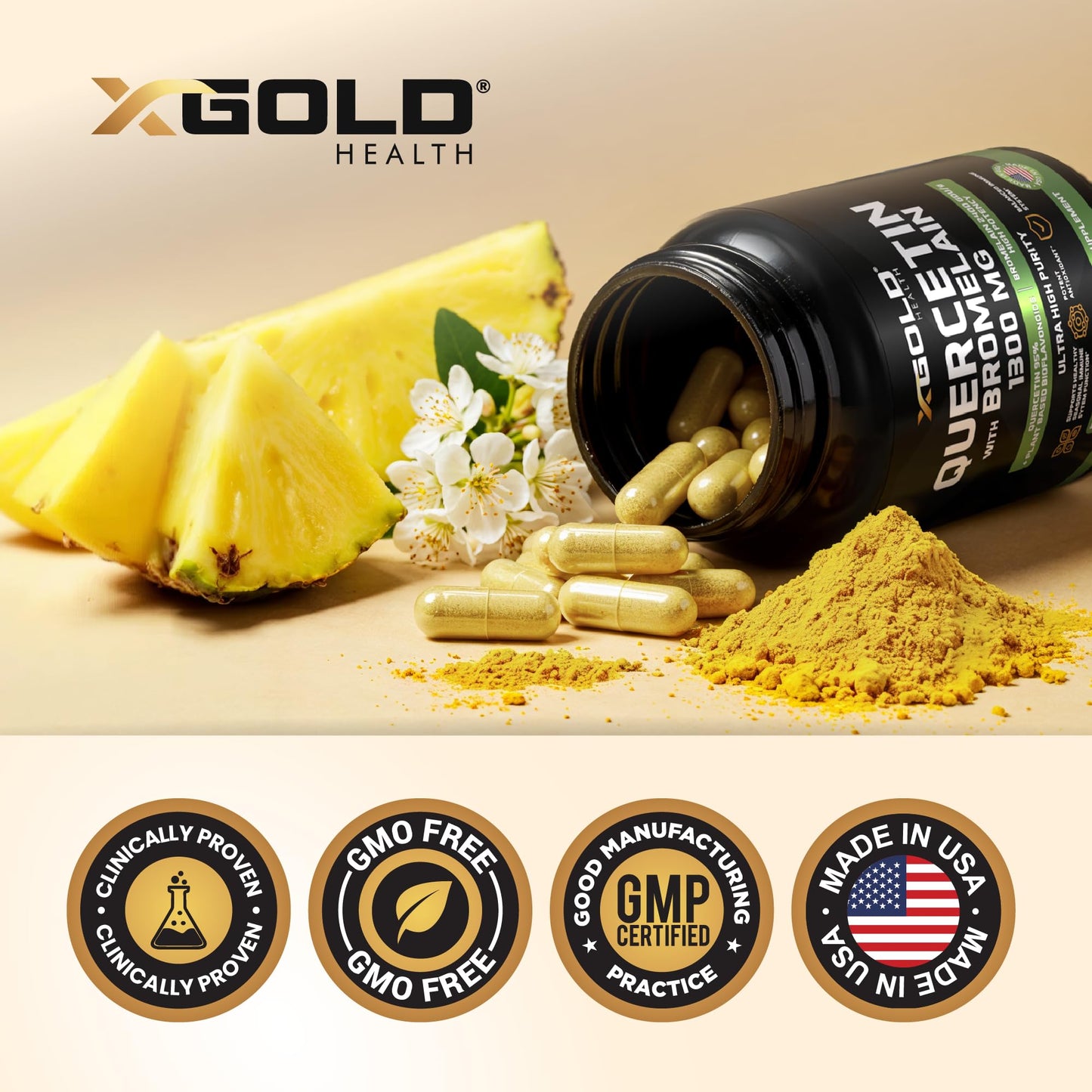 USA made immune support supplement 120 capsules