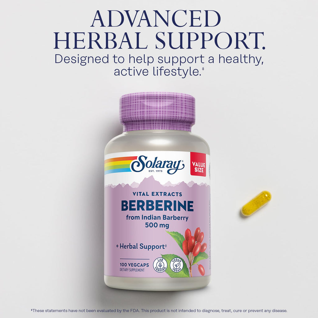 Solaray vegetarian capsules close up view