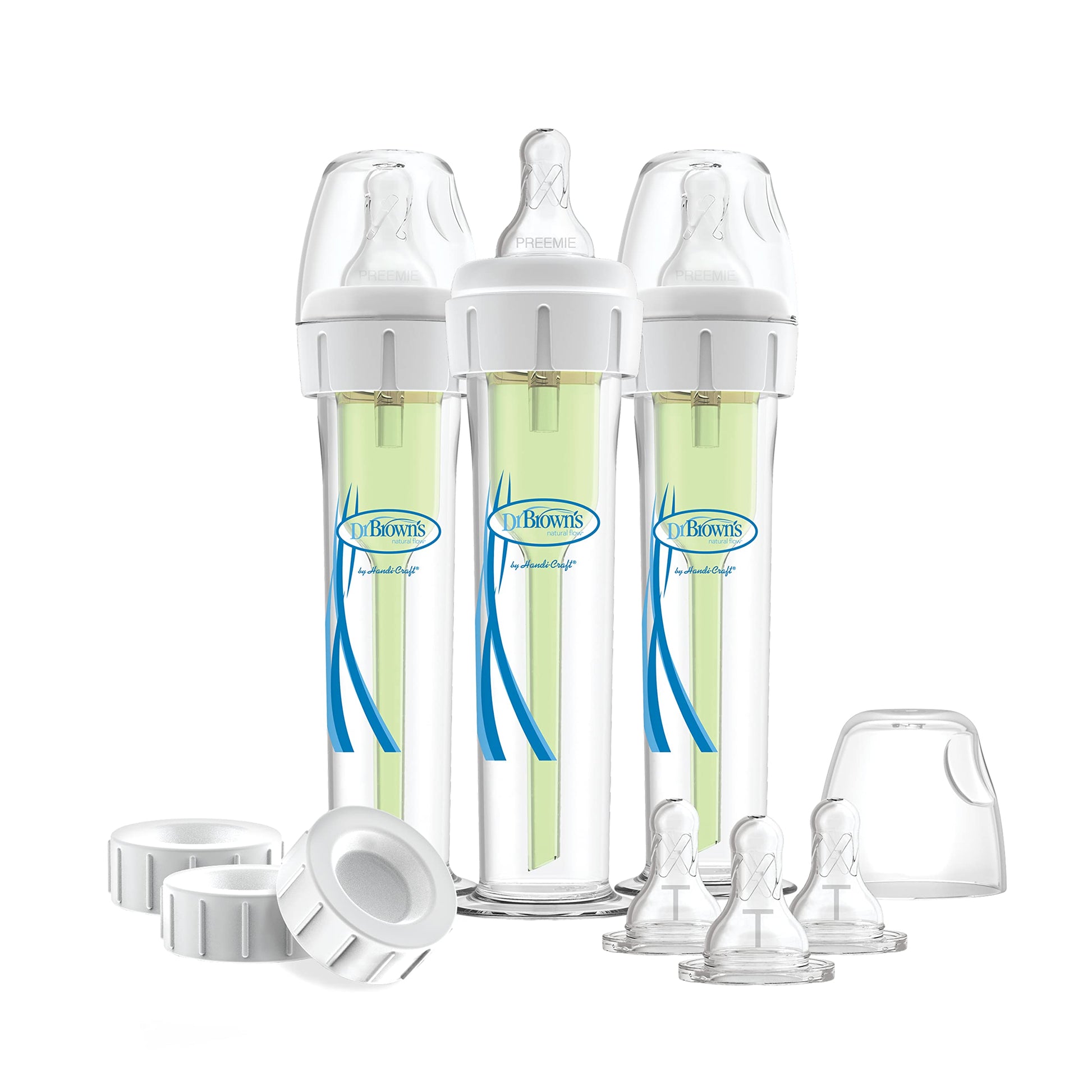 Internal vent system components for Dr. Brown's Accufeed bottle