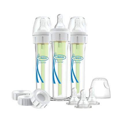 Internal vent system components for Dr. Brown's Accufeed bottle