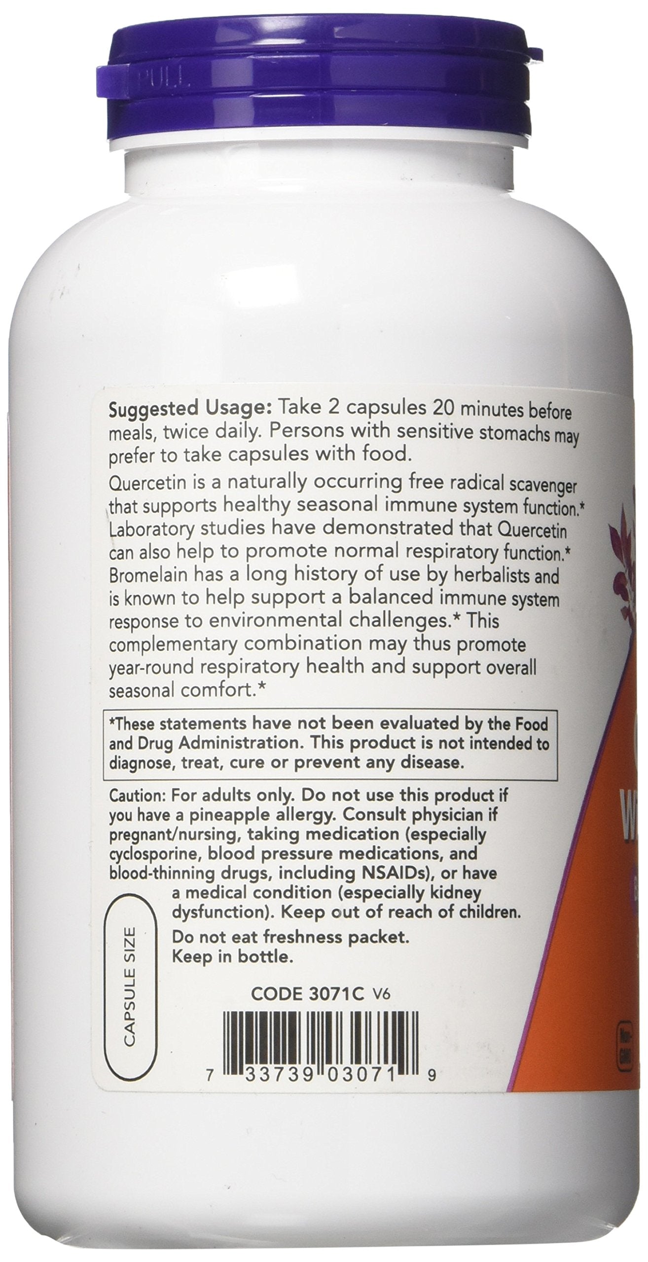 Authentic USA imported Now Foods supplement bottle