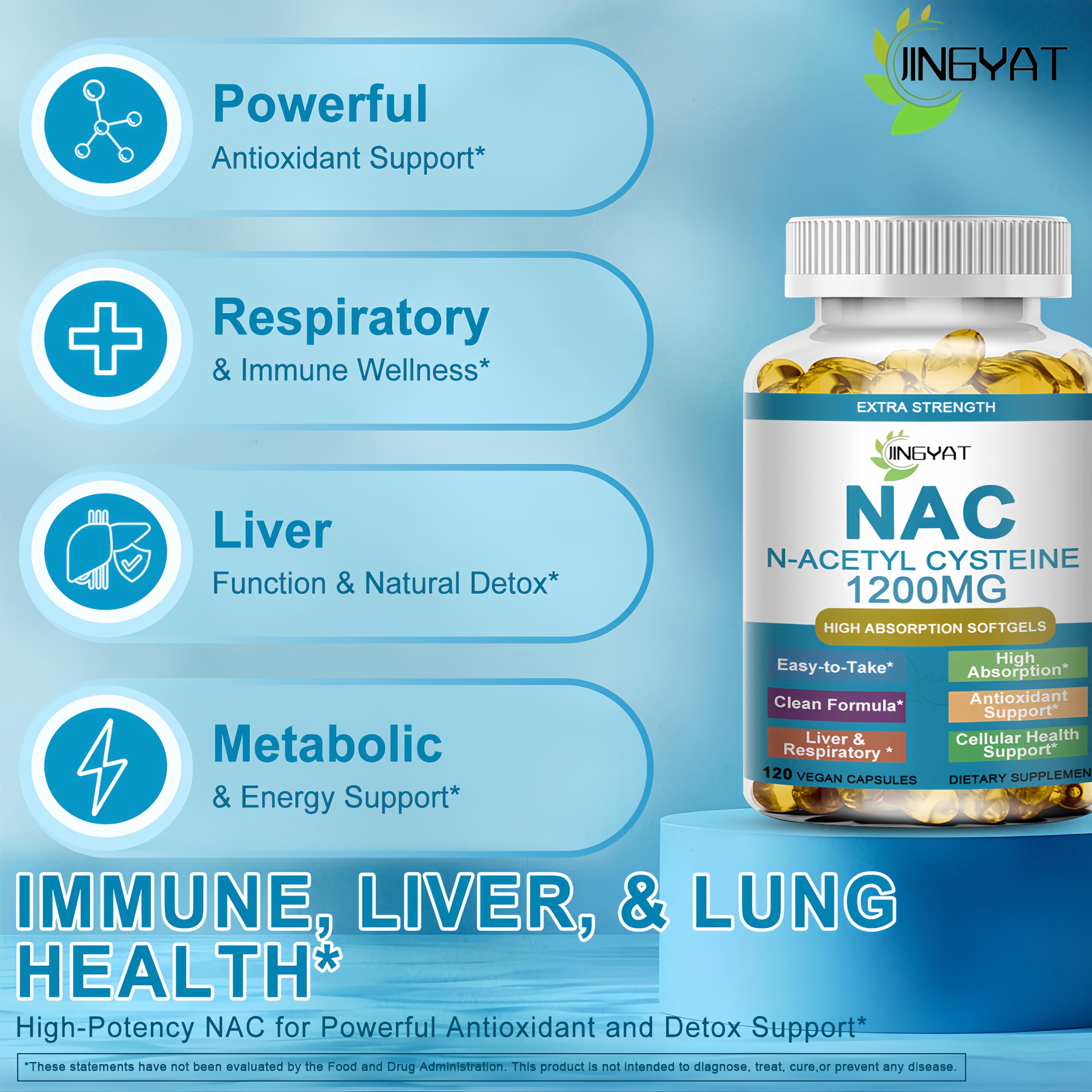 SAN Jingyat NAC supplement bottle packaging