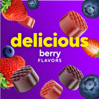 Close up of soft texture vitafusion daily multivitamin gummies