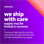 Vitafusion women multivitamin packaging and bottle side angle