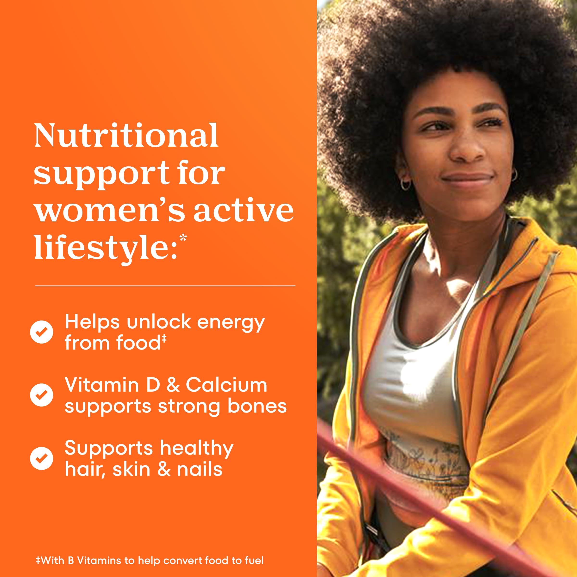 One A Day health supplement for women over fifty gluten free seal