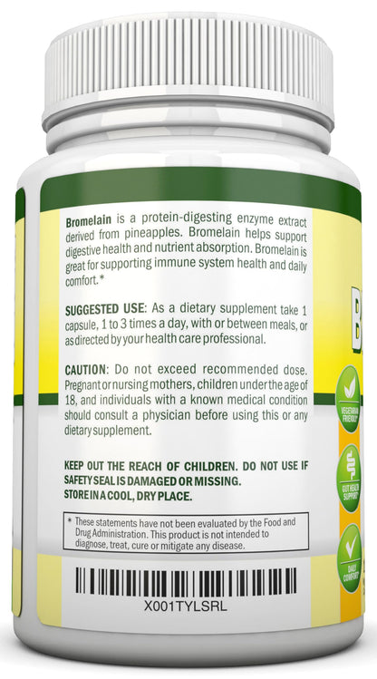 NutriONN Bromelain 2400 GDU capsule close up