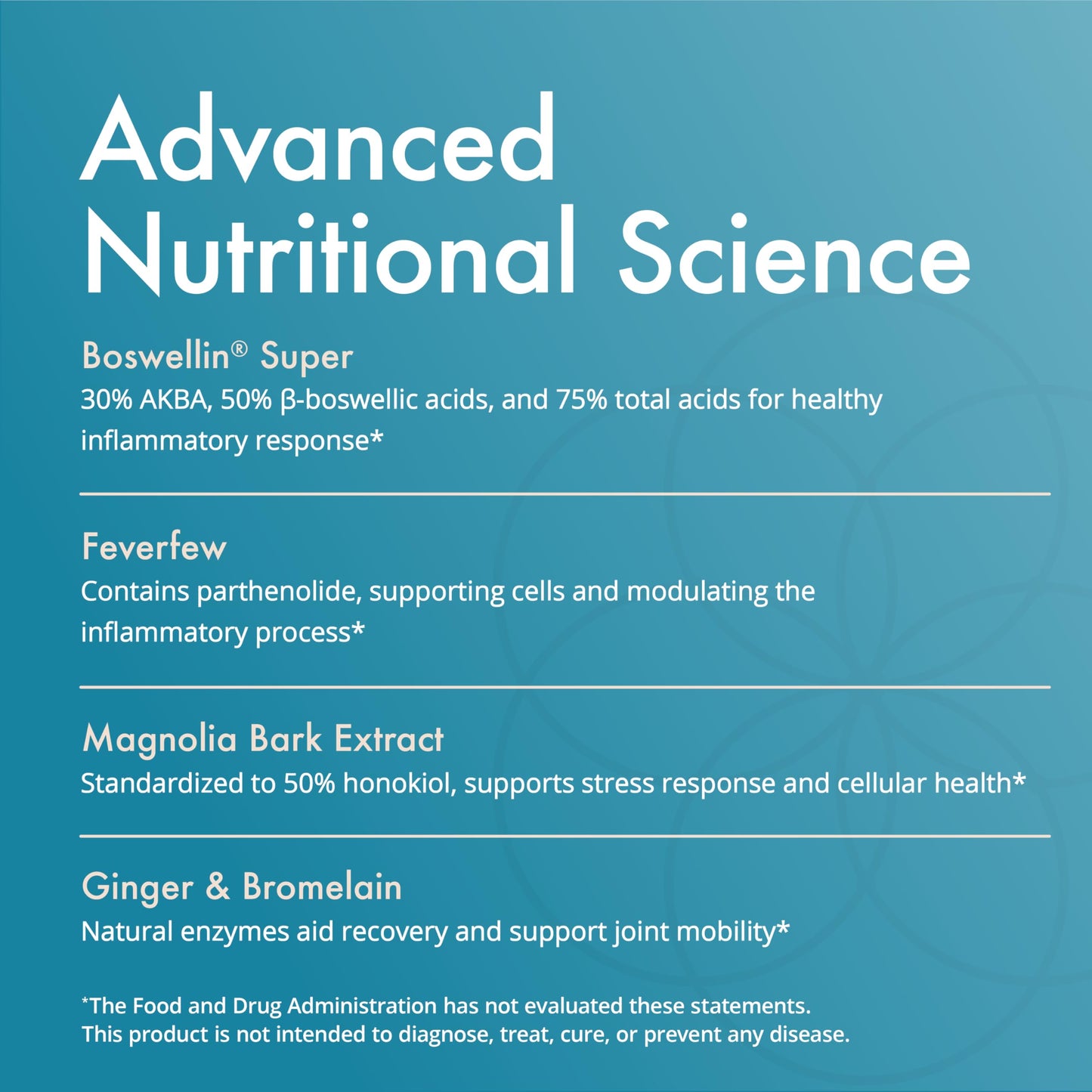 Natura Health Products InflamAway capsules label details
