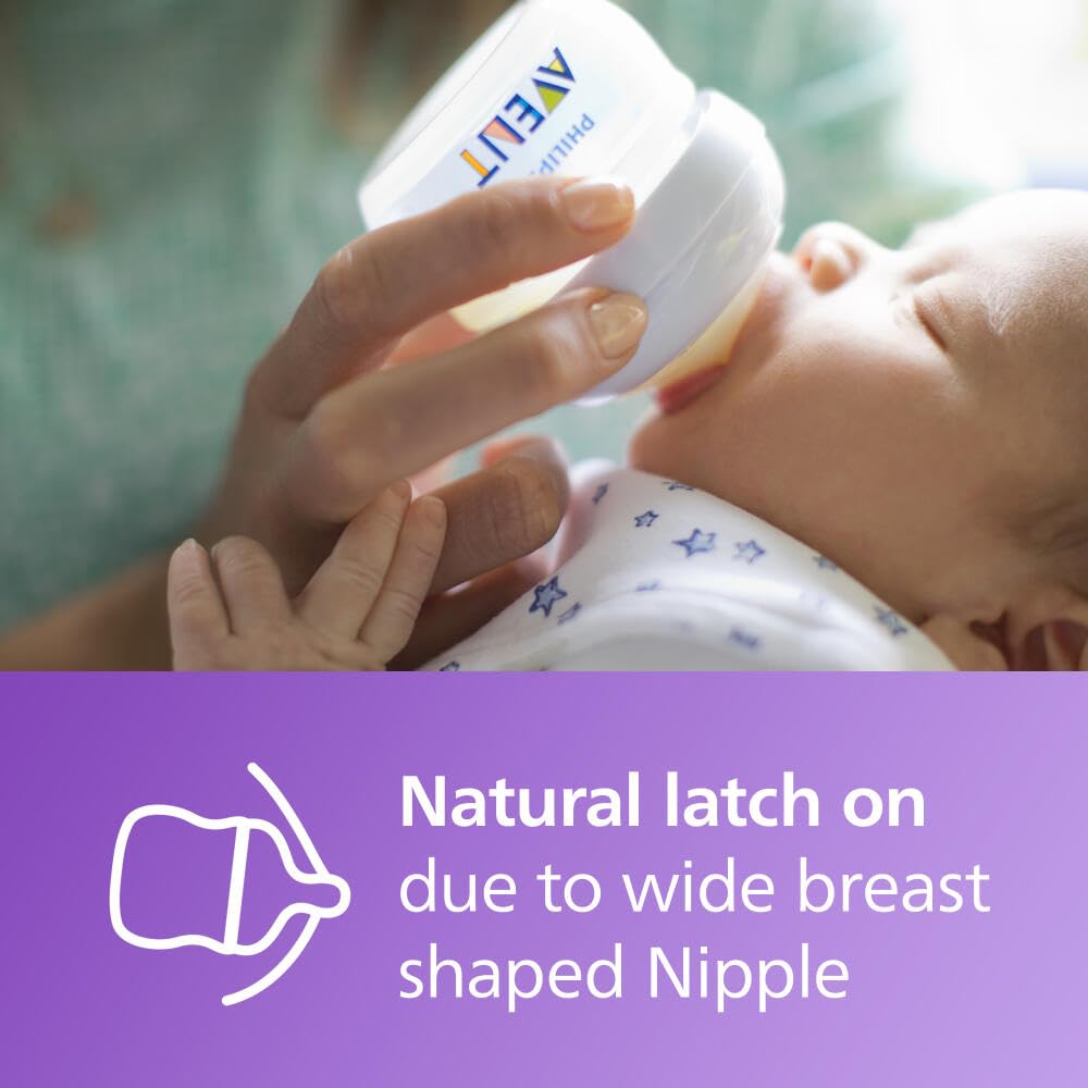 Philips Avent 2 ounce newborn bottle with First Flow nipple