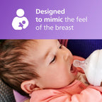 Philips Avent Natural bottle breast-shaped silicone nipple