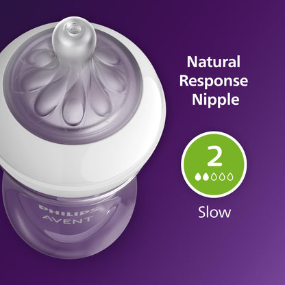 Natural Response nipple tip design for breastfeeding mimicry