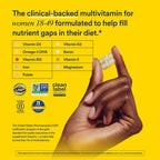 Ritual women multivitamin capsules nutritional facts label