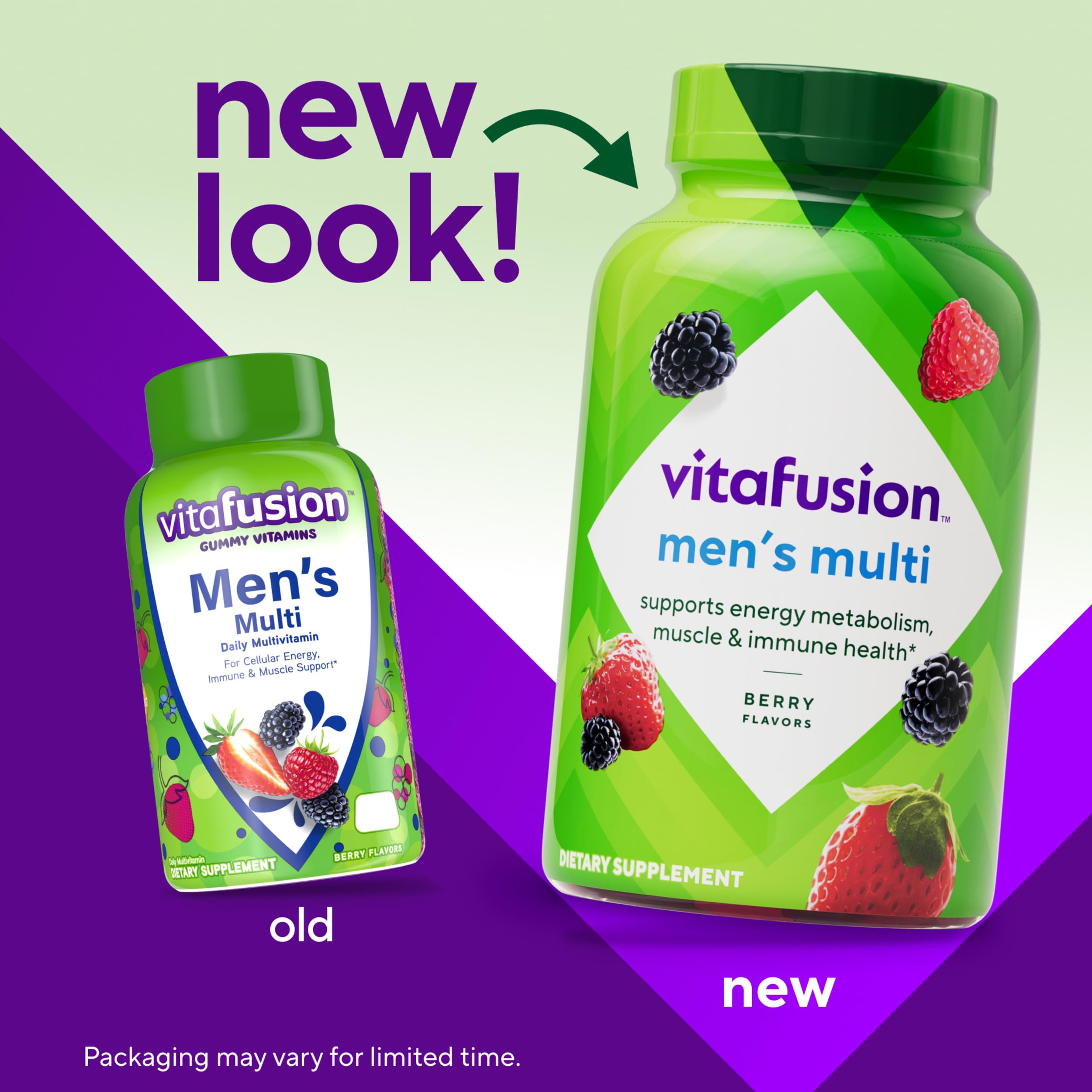 Imported Vitafusion dietary supplement for muscle function and energy metabolism