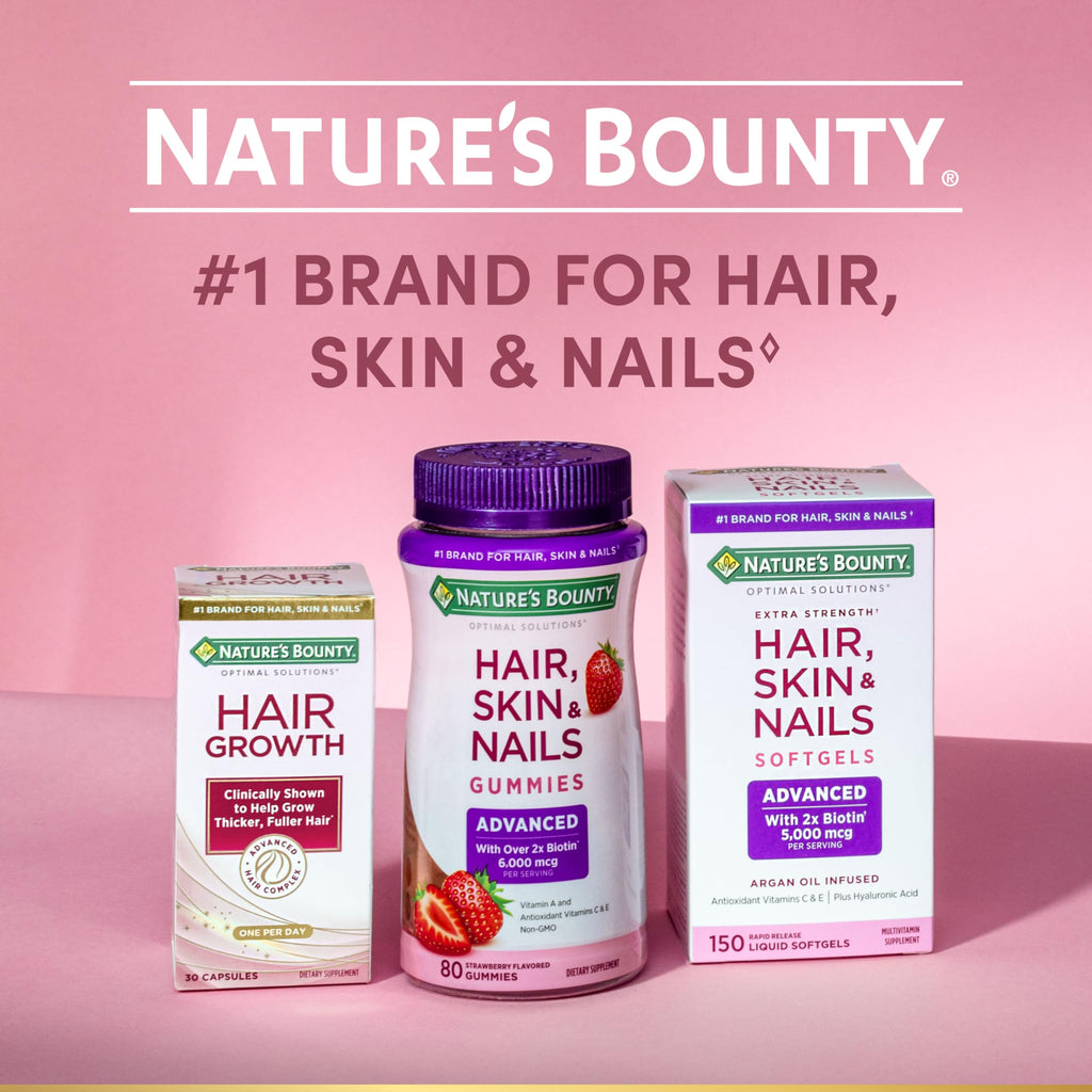 Natures Bounty dietary supplement bottle with 80 count seal