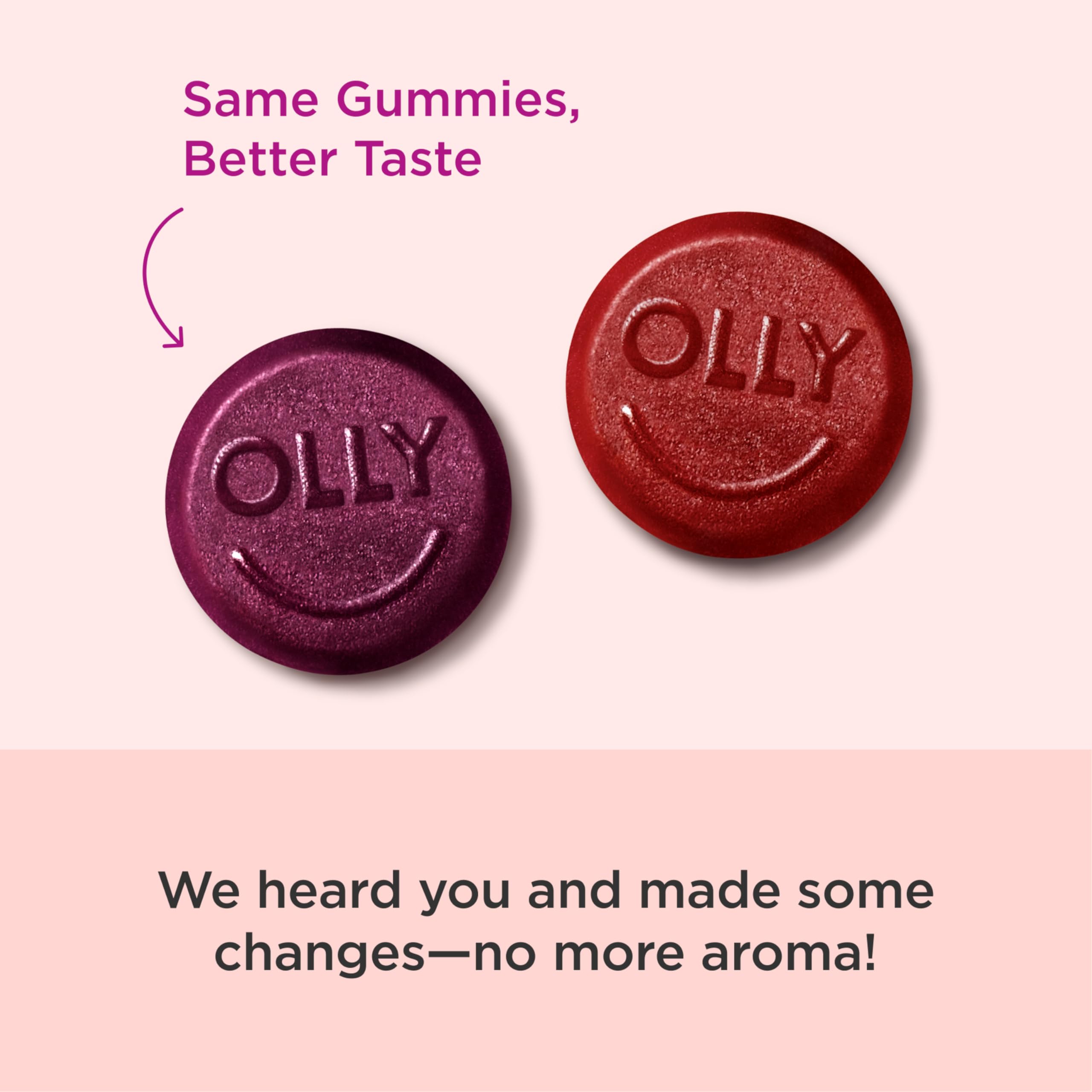 OLLY Men's Multi 90 gummies packaging highlighting immune and energy support