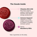 OLLY men's daily wellness gummies texture and chewable form