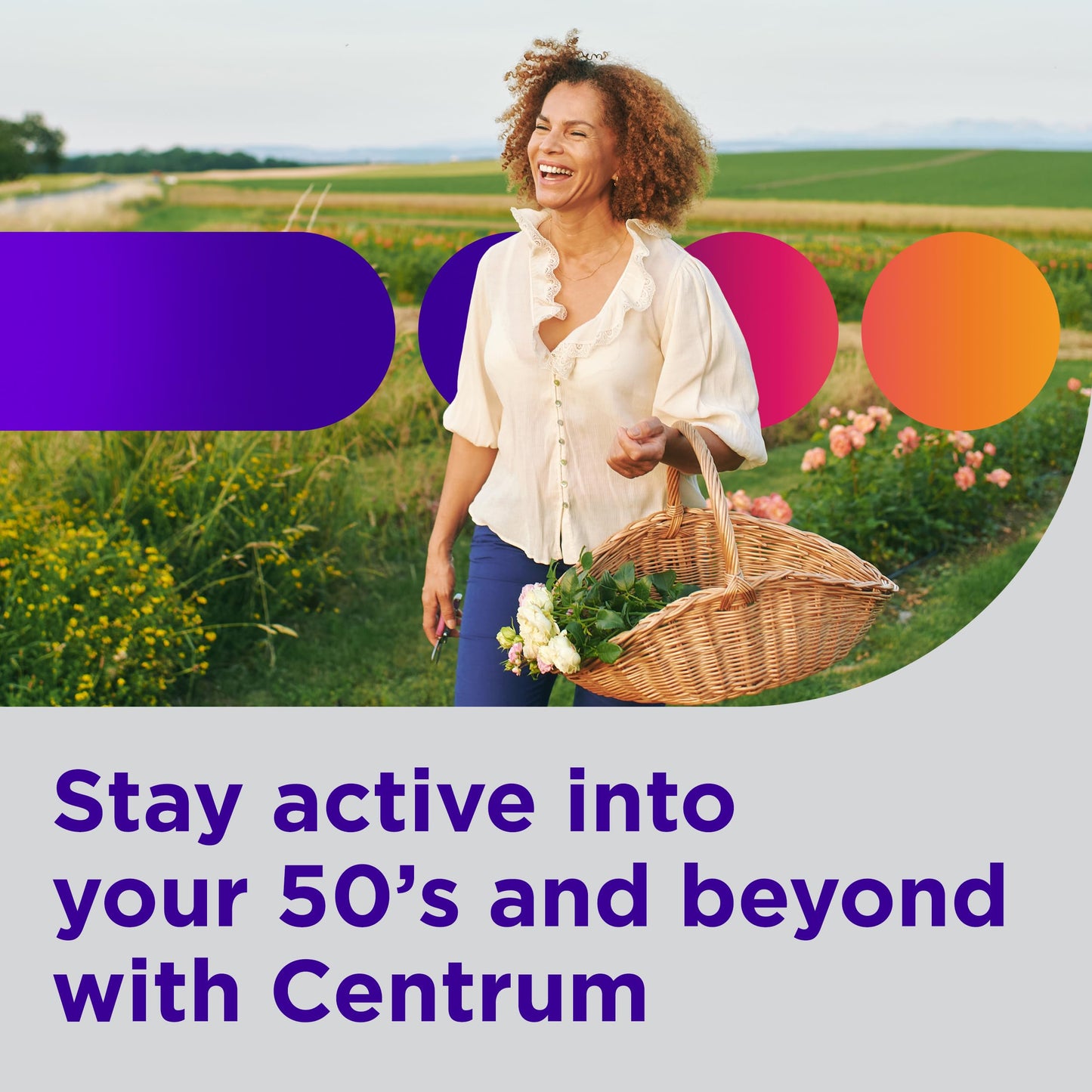 Centrum Minis multivitamin bottle displaying heart bone and brain benefits