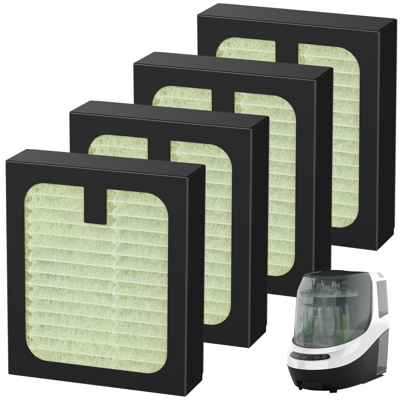 Cabiclean premium baby bottle washer pro compatible filters box display