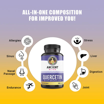 Ancient Bliss immune support capsules bottle side profile