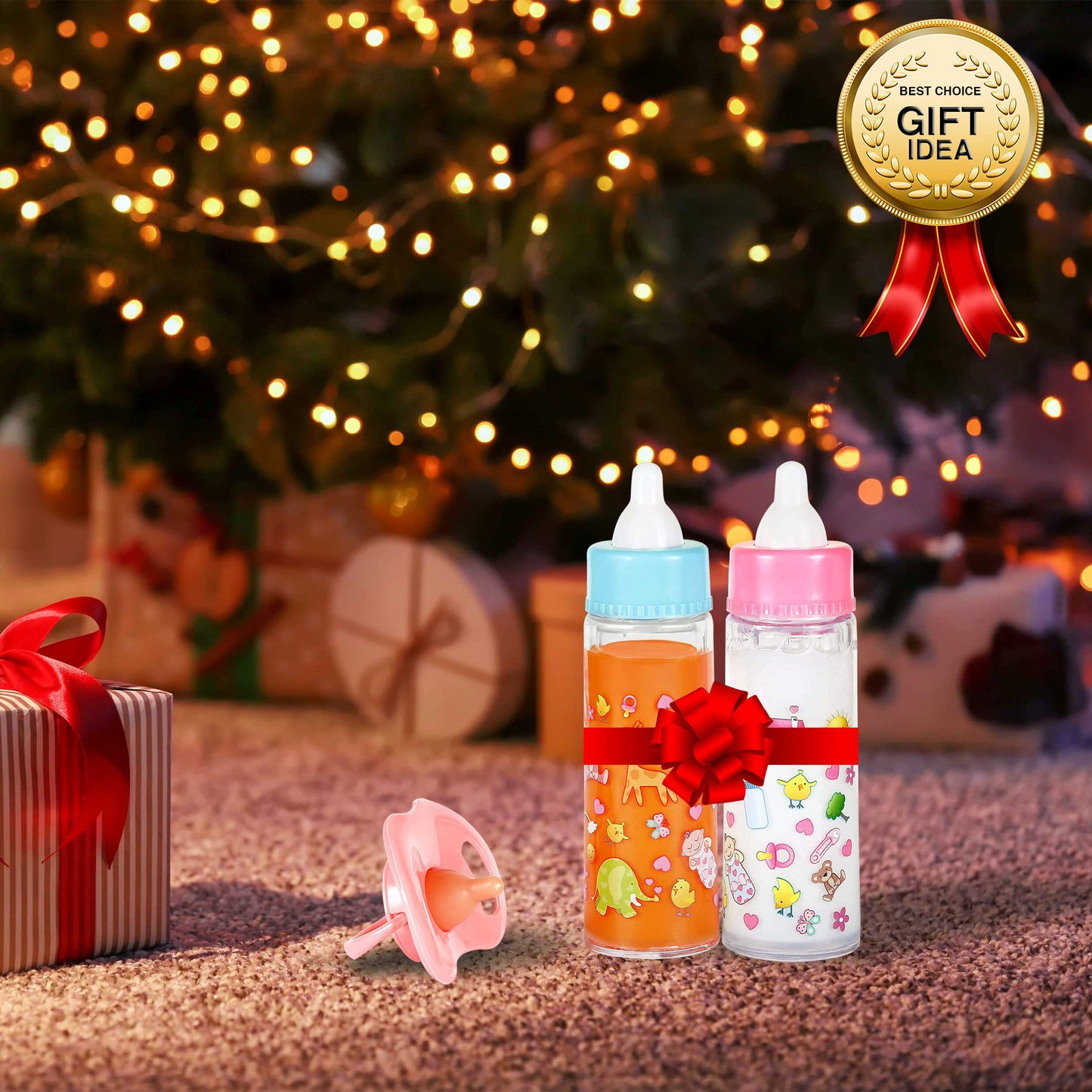 Top view of Exquisite Buggy magic bottle set
