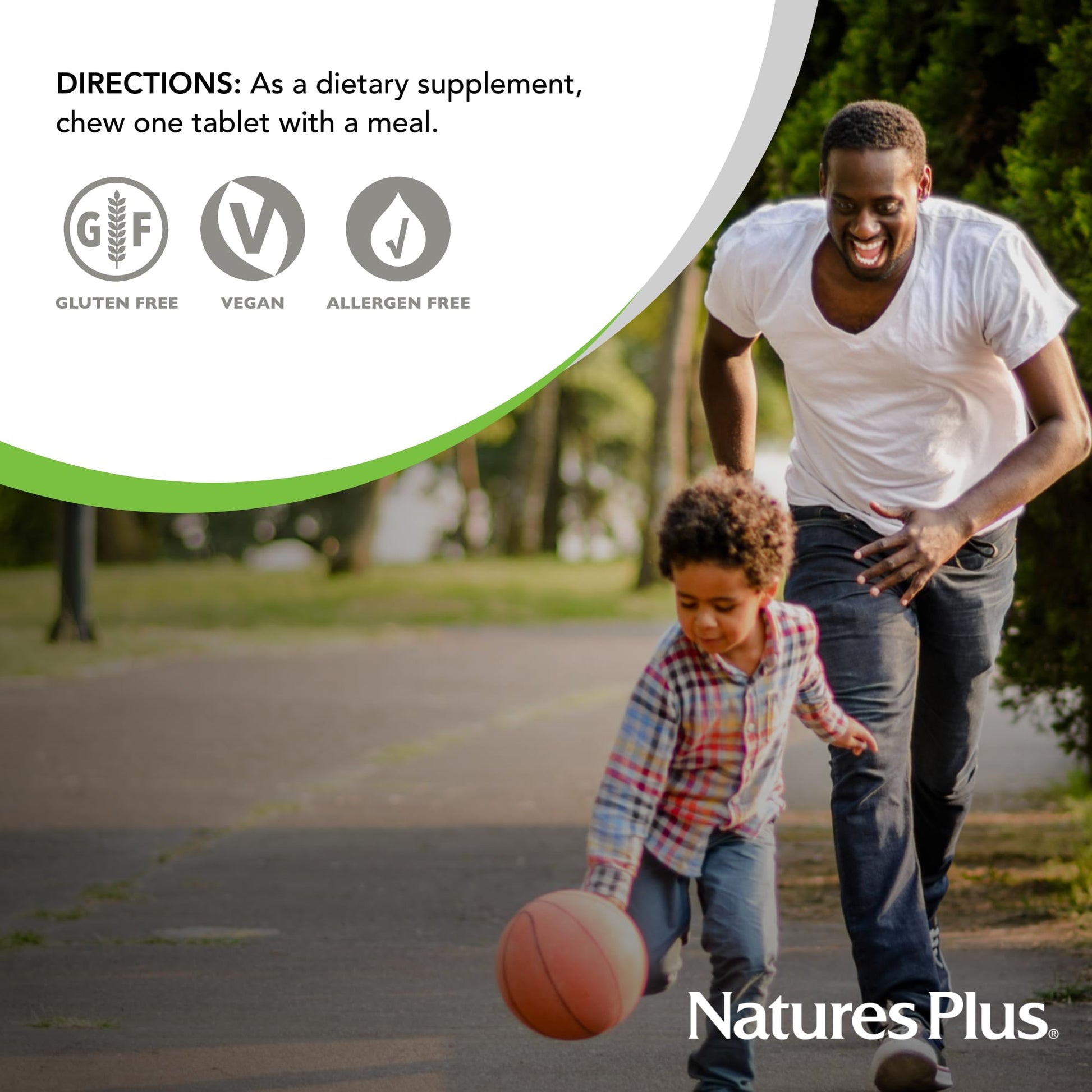 Authentic imported NaturesPlus digestive enzyme supplement bottle bottom showing expiry details