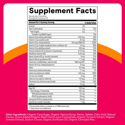 Authentic USA imported SmartyPants vitamins packaging showing gluten free certification