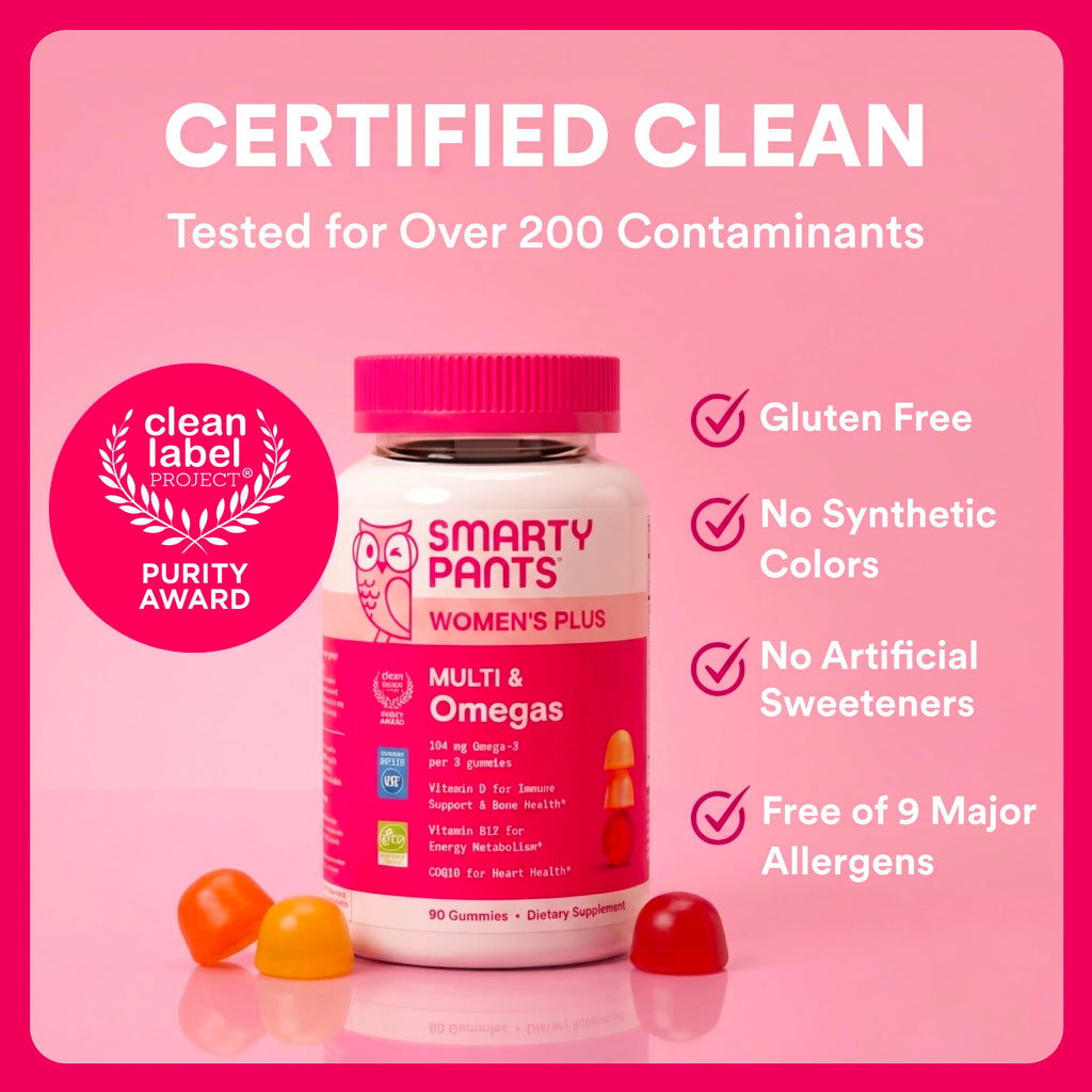 SmartyPants women health supplement sealed bottle package