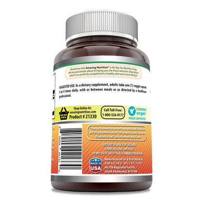Amazing Nutrition Bromelain supplement facts panel