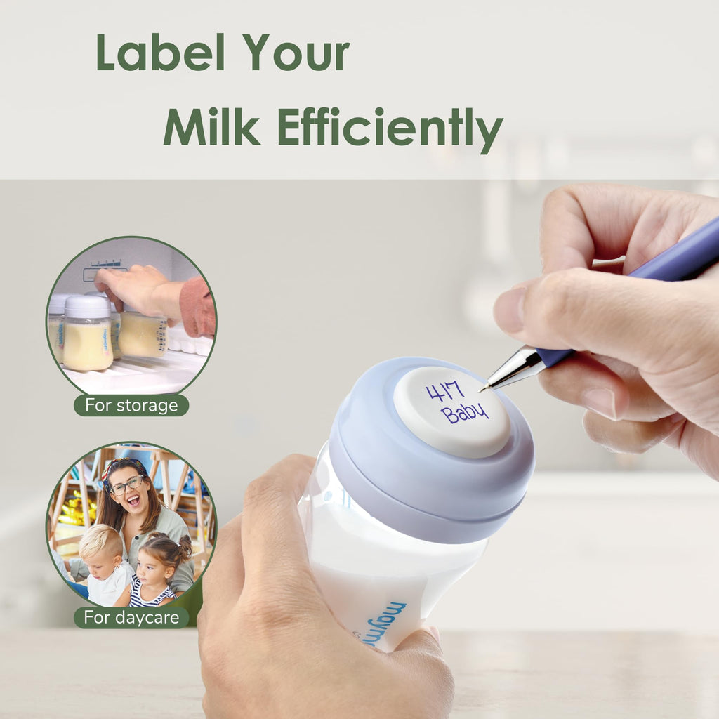BPA-free Maymom screw lids compatible with Avent bottles