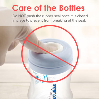 Maymom leak-proof travel caps for organized feeding storage