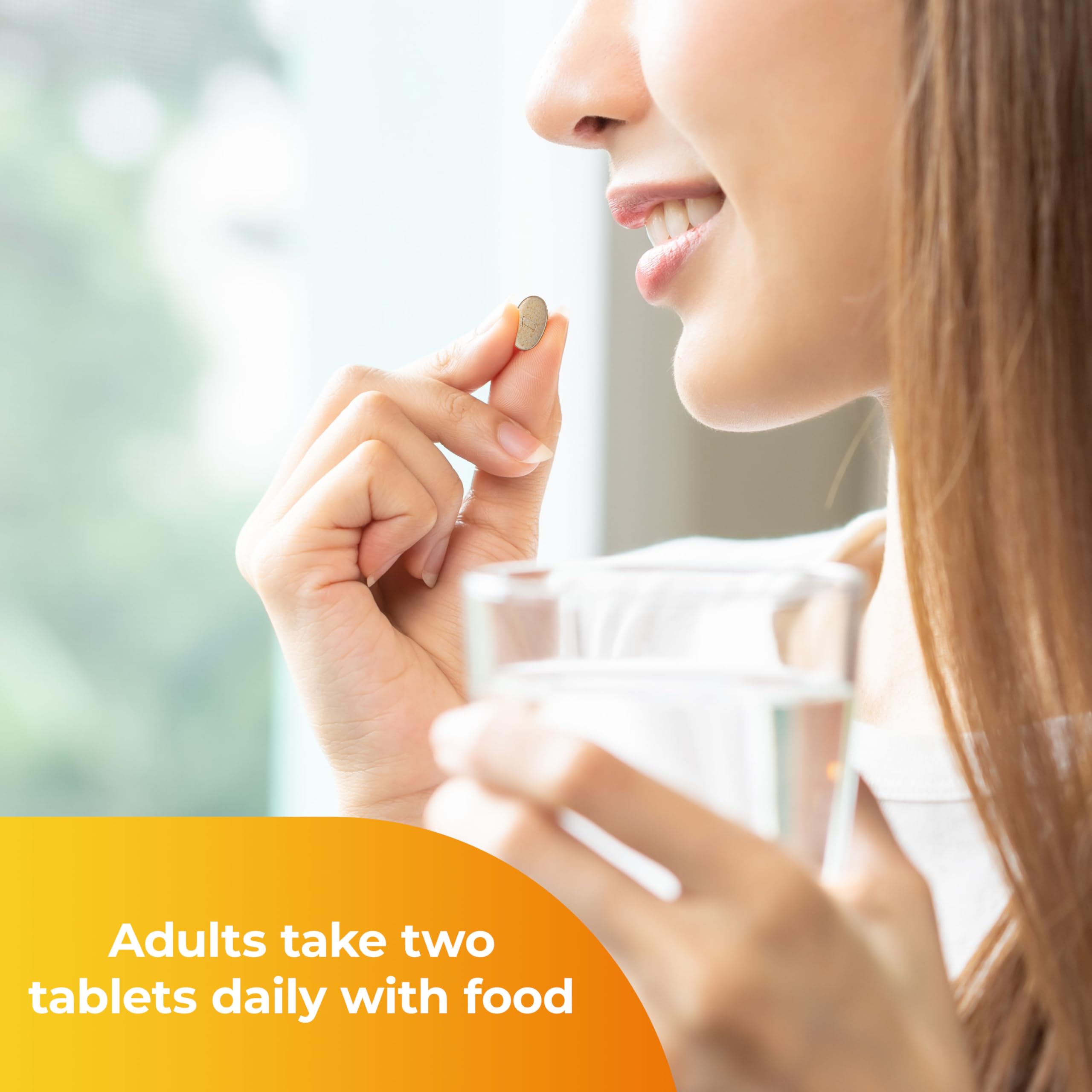 One A Day 160 tablets packaging showing immune and bone health support indicators