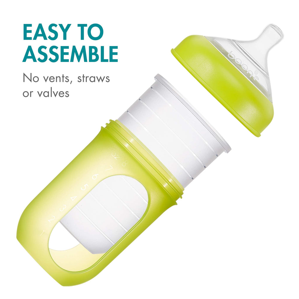 Three pack of Boon Nursh replacement silicone pouches
