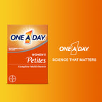 One A Day Women's Petites multivitamin cap and safety seal detail