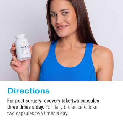 Bruizex Ultra Bromelain and Quercetin back of bottle