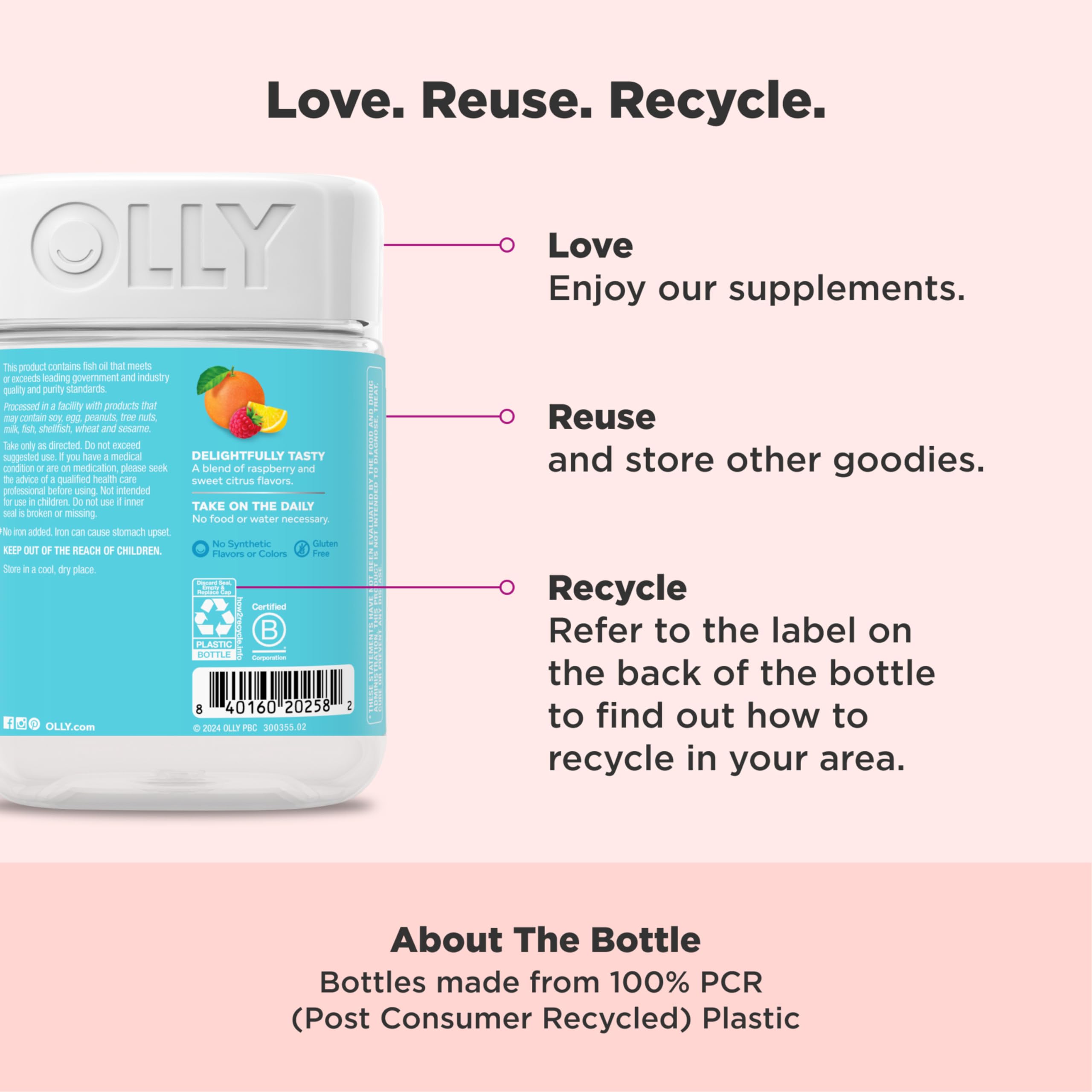OLLY imported prenatal multi daily blend for mom and baby