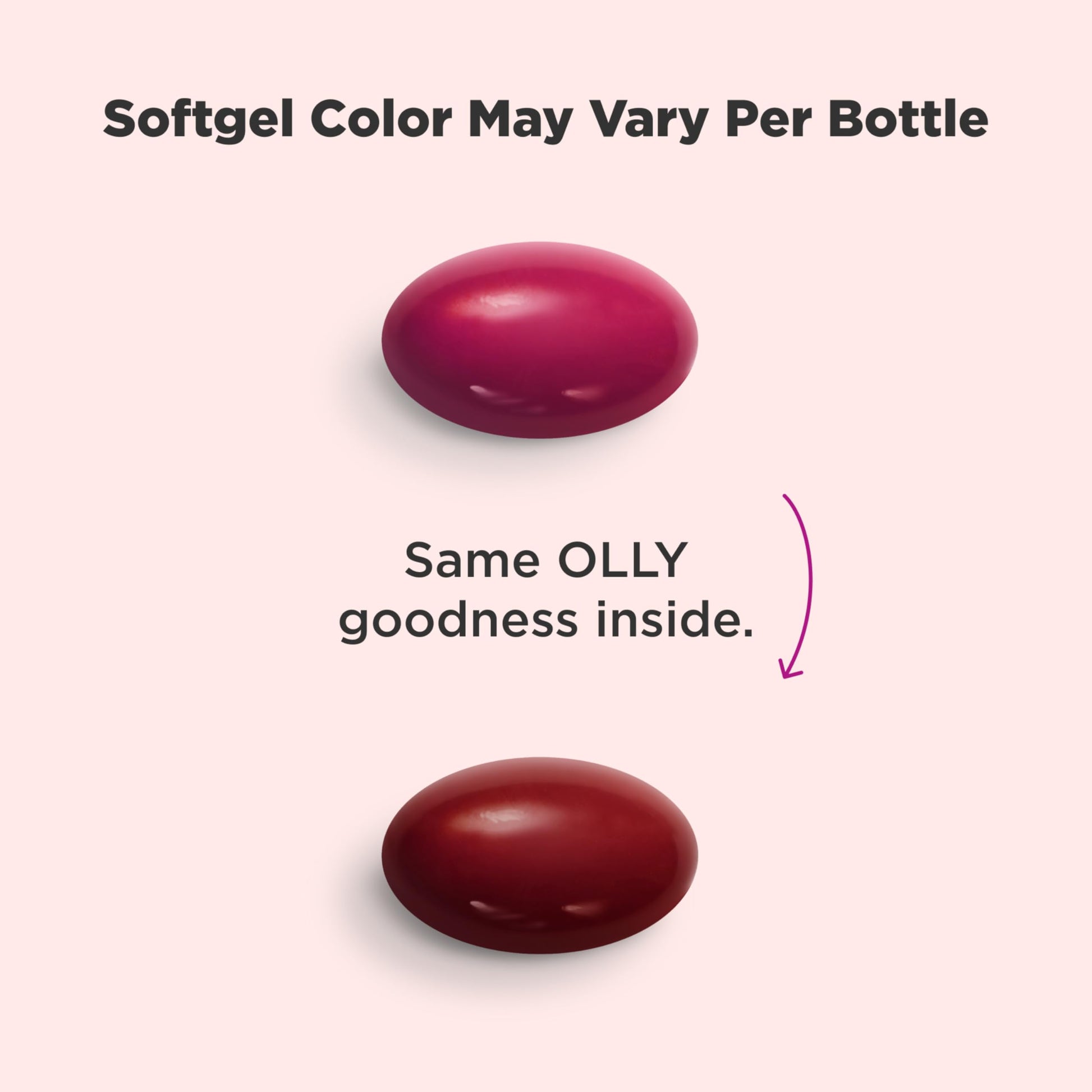 OLLY Ultra Strength Women's Multi and Omega 3 dietary supplement ingredients list on label view