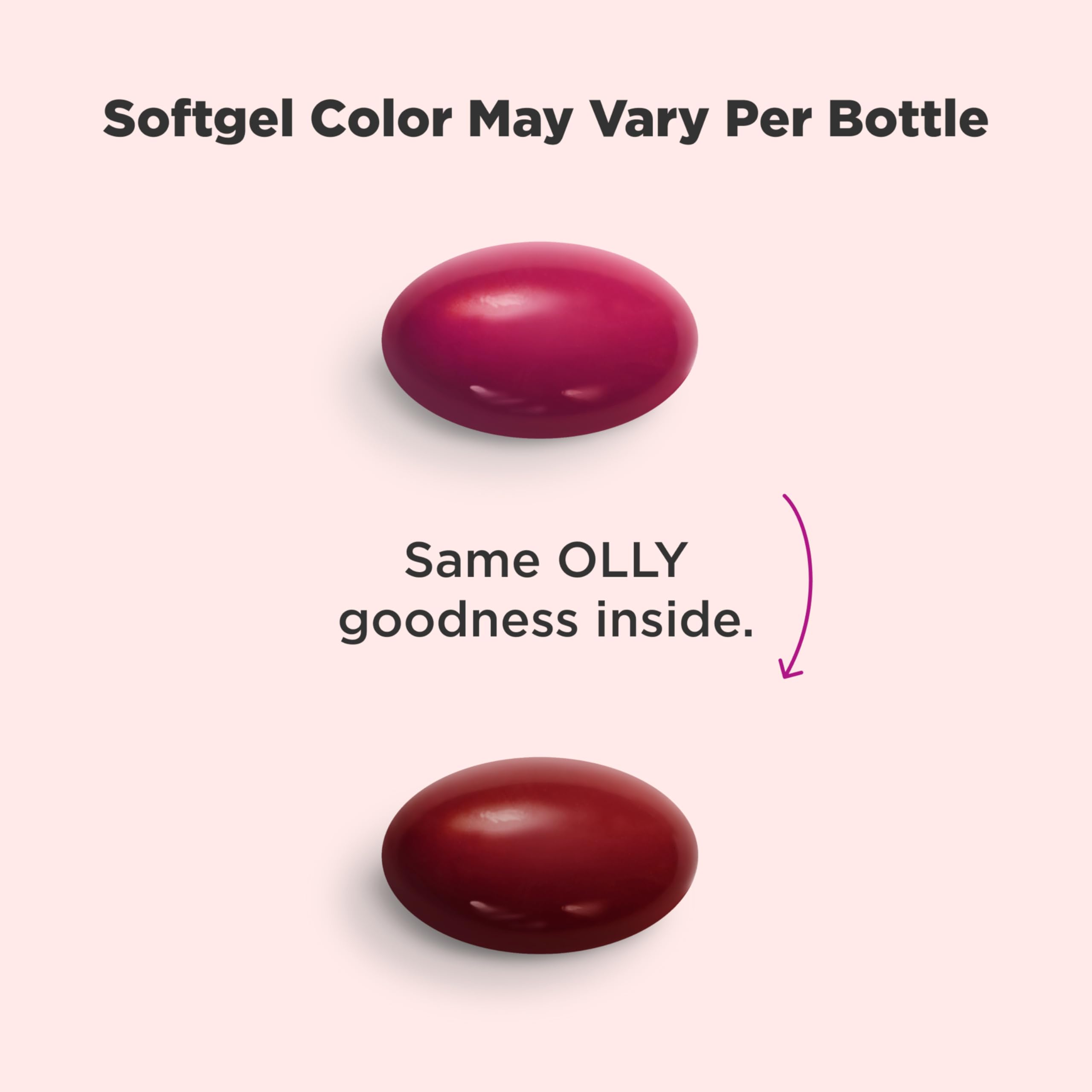 OLLY Ultra Strength Women's Multi and Omega 3 dietary supplement ingredients list on label view