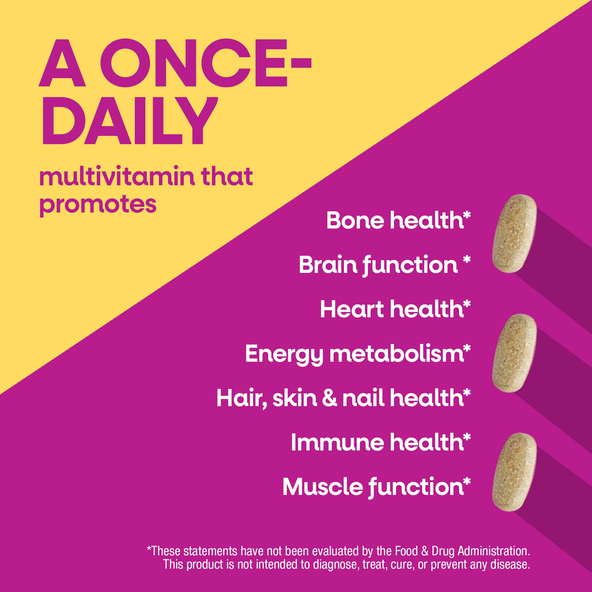 Authentic imported Nature's Way daily ultra potency multivitamin bottle for women showing heart and bone support benefits