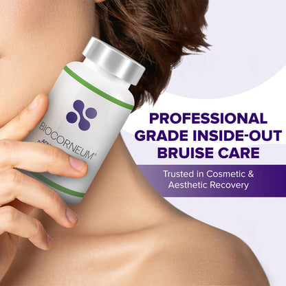 Side profile of Biocorneum nutrient capsules for bruising
