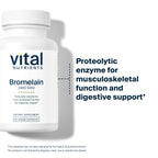 Vital Nutrients dietary supplement container back label
